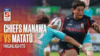 HIGHLIGHTS | Chiefs Manawa v Matatū | Round 1, 2025 (Super Rugby Aupiki)