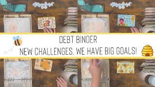 Debt Binder | Savings Challenges | Cash Stuffing | Working to hit our 2025 goals!