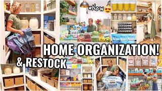 HOME ORGANIZATION IDEAS!! CLEAN & ORGANIZE WITH ME | DECLUTTERING AND ORGANIZING MOTIVATION