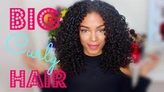 Voluminous BIG Curly Hair Routine | SunKissAlba