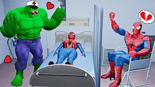 Hulk x Spider Man x Granny Love in Hotpital | Funny Horror Animation