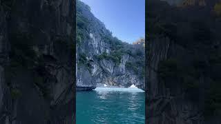 What a view Green water in Vietanam | Halong bay island #greenwater #island #vietnam #fireball