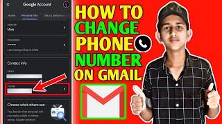 How To Change Phone Number On Gmail Account | In Malayalam | Naseer Alie