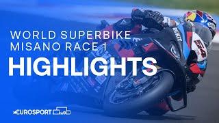 UNBELIEVABLE Race One!  | World Superbike Championship | Race 1 Highlights Misano