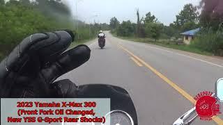 2023 Suzuki Burgman 400 + 2023 Yamaha X-Max 300 Comparison