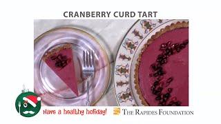 Cranberry Curd Tart