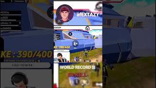 WORLD RECORD  53 KILLS  #pubgmobile #pubg #pubgm #worldrecord #erokez #rec #shorts #pubglover