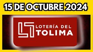 Resultado LOTERIA DEL TOLIMA del martes 15 de octubre de 2024  (ULTIMO SORTEO)tolima