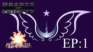 Nightmare Moon Returns! Hearts Of Iron 4: Equestria At War - Lunar Empire EP:1