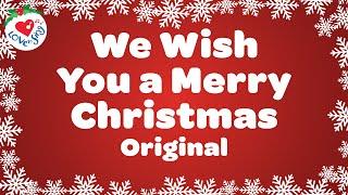 We Wish You a Merry Christmas with Lyrics  Love to Sing Christmas Songs 