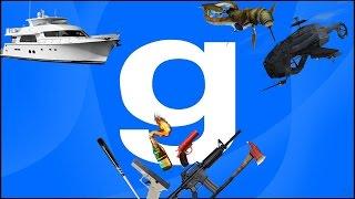 Обзор аддонов для Garry's mod #19 (Drivable Yacht, Airwatch, TFA NMRIH)