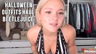 Brooke's Final Halloween Outfits Haul Beetlejuice Preview 4K HD #beetlejuice