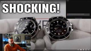 Invicta Pro Diver vs Rolex Submariner WR4k | Phatkat Collections Reacts