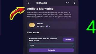 Affiliate Marketing | Tapswap Code | Start Affiliate Marketing TODAY with AI – A Beginner's Guide