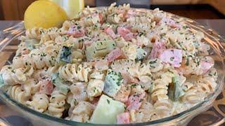 How to make Shrimp Pasta Salad