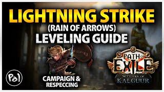 [PoE 3.25] Lightning Strike Warden Leveling Guide (Rain of Arrows until merclab)