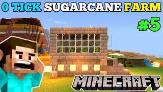 #5 | I Made Giant 0 Tick Sugarcane Farm | Season 2 | Op Shader | Ultra Bittu Gamerz