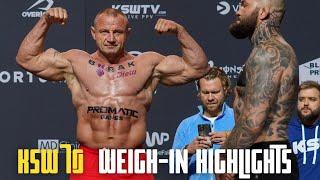 KSW 70 Official Weigh-In Highlights