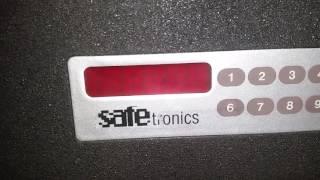 Safetronics m Как открыть сейф. Инструкция.