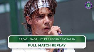 Rafael Nadal's First Grand Slam  Full Match vs Paradorn Srichapan, Wimbledon 2003