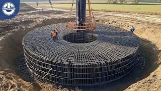 Wind Turbine Farm Built from Scratch | Engineering a Mega Structure!