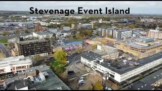 Event Island Stevenage by Sean Lee Drone Worx