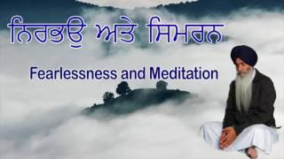 Fearlessness and Meditation - ਨਿਡਰਤਾ ਅਤੇ ਸਿਮਰਨ Bhai Sahib Singh