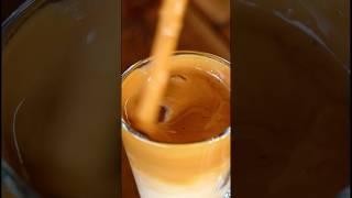 The recipe for cold ice cream #coffe #ice #drink