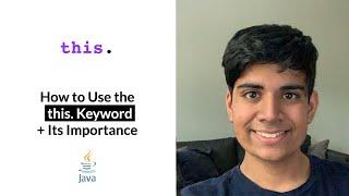 Using the this Keyword in Java! How to + Importance!