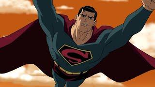 Superman Powers and Fight Scenes - Justice League The New Frontier