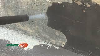 Coal Tar Removal from Concrete Tank Using Sponge Media™