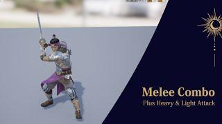 Part 5: Melee Combo Attack + Combination Between Heavy & Light Attack | Unreal Engine 4