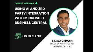 AI and 3rd party Integration with Dynamics Business Central