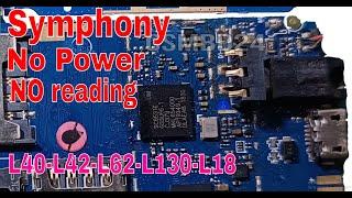 Symphony No Power / NO reading L40-L42-L62-L130-L18 Dead Problem solution