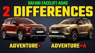 Safari Facelift ADVENTURE PLUS vs ADVENTURE PLUS A Model Comparison 2023|Safari ADVENTURE PLUS A2023