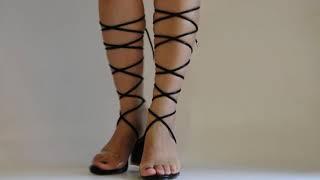 sexy lace up high heels,must-have design