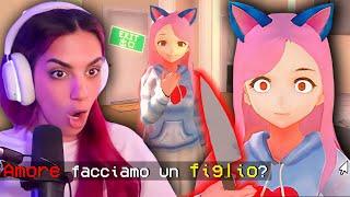 La MIA RAGAZZA YANDERE mi PARLA tramite l'IA *INQUIETANTE* | Kodomo Horror #yanderesimulator