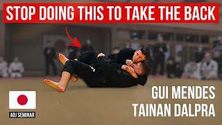 How to take the back from a guard pass — from Gui Mendes at the Art of Jiu Jitsu Japan seminar