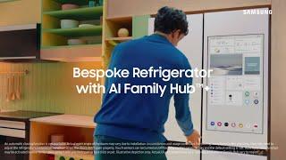 Bespoke Refrigerator with AI Family Hub™+ l BESPOKE AI 2024 l Samsung