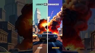 GTA 5 - Legacy vs Enhanced #shorts