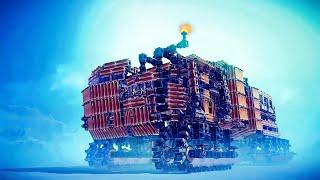 Soviet MCV - [Besiege] 3D Animation | Red Alert 2 Remastered to 4k by RTX 4080