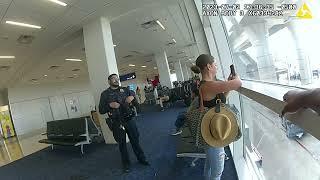 VIDEO | Tiffany Gomas 'crazy plane lady' storms off American Airlines flight in new bodycam video