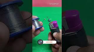 How To Make Soldering iron Easy at Home Using Lighter #viral #trending #shorts #iron