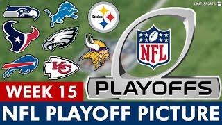 NFL Playoff Picture: NFC & AFC Clinching Scenarios, Wild Card Standings Entering Week 15 Of 2024