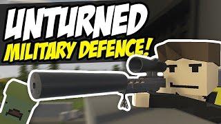 DEFEND THE MILITARY BASE - Unturned Survival (Horde Beacon)