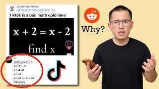 TikTok is a bad math goldmine! Solving x+2=x-2. Reddit r/sciencememes