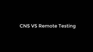 CNS Vital Signs Remote Testing Tutorial