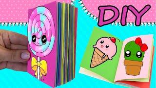 DIY Kawaii notebook in 5 minutes / БЛОКНОТ В СТИЛЕ КАВАИ С НУЛЯ ЗА 5 МИНУТ