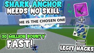 This SHARK ANCHOR combo is LEGAL HACKS (Blox Fruits Bounty Hunting)