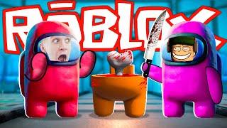 ПАРОДИИ на AMONG US в ROBLOX! Часть #1